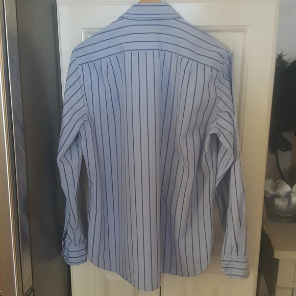 Fossil Striped Casual Button Down Shirt - Picture 4 of 7